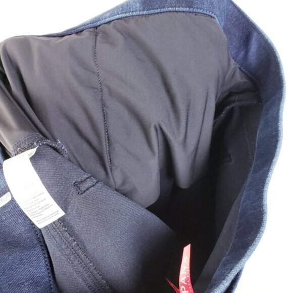 SPANX Jean-ish Ankle Leggings Blue Dark Wash Jeggings size Large - Picture 9 of 14